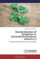 Standardization of fertigation in Coriander(Coriandrum sativum L.): Correction of the nutrient status of Coriander, Rajaraman Govindarasu 