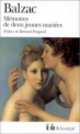 Memoires de Deux Jeunes Mariees, Balzac, Honore de 