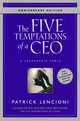 The Five Temptations of a CEO. Lencioni P. / Пять искушений руководителя: притчи о лидерстве, Патрик Ленсиони 
