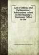List of Official and Parliamentary Publications Issued by Her Majesty's Stationery Office in the ., Great Britain Her Majesty's Stationery Office 