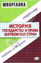 Шпаргалки по истории государства и права зарубежных стран: Учебное пособие, Селянин Антон Викторович 