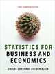 Statistics for Business and Economics, Carlos Cortinhas and Ken Black 