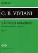 Urtext: G. B. Viviani: Capricci Armonici per Violino e Basso Continuo Op. 4, G. B. Viviani 