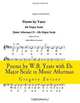 Poems by W.B. Yeats with Eb Major Scale in Music Athermas, Gregory Zorzos 