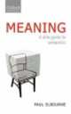 Meaning, Paul Elbourne 