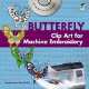 Chinese Butterfly Clip Art for Machine Embroidery, Alan Weller 