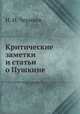 Критические заметки и статьи о Пушкине, Н. И. Черняев 
