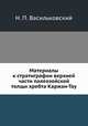 Материалы к стратиграфии верхней части палеозойской толщи хребта Каржан-Тау, Н. П. Васильковский 