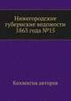 Нижегородские губернские ведомости 1863 года №15, Коллектив авторов 