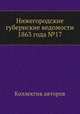 Нижегородские губернские ведомости 1863 года №17, Коллектив авторов 