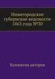 Нижегородские губернские ведомости 1863 года №30, Коллектив авторов 