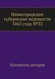 Нижегородские губернские ведомости 1863 года №33, Коллектив авторов 