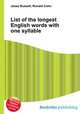 List of the longest English words with one syllable, Jesse Russell,Ronald Cohn 