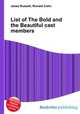 List of The Bold and the Beautiful cast members, Jesse Russell,Ronald Cohn 