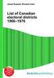 List of Canadian electoral districts 1966–1976, Jesse Russell,Ronald Cohn 