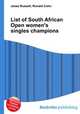 List of South African Open women