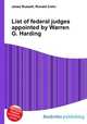 List of federal judges appointed by Warren G. Harding, Jesse Russell,Ronald Cohn 