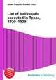 List of individuals executed in Texas, 1930–1939, Jesse Russell,Ronald Cohn 