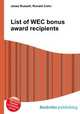 List of WEC bonus award recipients, Jesse Russell,Ronald Cohn 