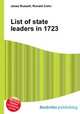 List of state leaders in 1723, Jesse Russell,Ronald Cohn 