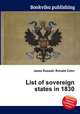 List of sovereign states in 1830, Jesse Russell,Ronald Cohn 
