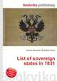 List of sovereign states in 1831, Jesse Russell,Ronald Cohn 