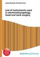 List of instruments used in otorhinolaryngology, head and neck surgery, Jesse Russell,Ronald Cohn 