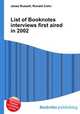 List of Booknotes interviews first aired in 2002, Jesse Russell,Ronald Cohn 