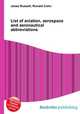 List of aviation, aerospace and aeronautical abbreviations, Jesse Russell,Ronald Cohn 