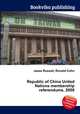 Republic of China United Nations membership referendums, 2008, Jesse Russell,Ronald Cohn 