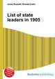 List of state leaders in 1905, Jesse Russell,Ronald Cohn 