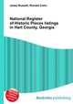 National Register of Historic Places listings in Hart County, Georgia, Jesse Russell,Ronald Cohn 