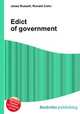 Edict of government, Jesse Russell,Ronald Cohn 