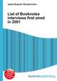 List of Booknotes interviews first aired in 2001, Jesse Russell,Ronald Cohn 