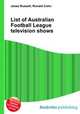 List of Australian Football League television shows, Jesse Russell,Ronald Cohn 