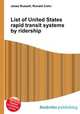 List of United States rapid transit systems by ridership, Jesse Russell,Ronald Cohn 