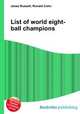 List of world eight-ball champions, Jesse Russell,Ronald Cohn 