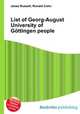 List of Georg-August University of Gottingen people, Jesse Russell,Ronald Cohn 