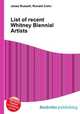 List of recent Whitney Biennial Artists, Jesse Russell,Ronald Cohn 