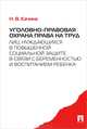 Уголовно-правовая охрана права на труд лиц, нуждающихся в повышенной социальной защите в связи с беременностью и воспитанием ребенка. Монография.-М.:Проспект,2014., Качина Наталья Вениаминовна 