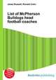 List of McPherson Bulldogs head football coaches, Jesse Russell,Ronald Cohn 