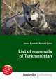 List of mammals of Turkmenistan, Jesse Russell,Ronald Cohn 
