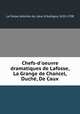 Chefs-d`oeuvre dramatiques de Lafosse, La Grange de Chancel, Duch, De Caux, La Fosse, Antoine de, sieur d`Aubigny, 1653-1708 