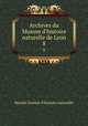 Archives du Musum d`histoire naturelle de Lyon. 8, Mus©e Guimet d`histoire naturelle 