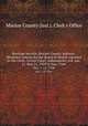 Marriage records, Marion County, Indiana : Ministers` returns for the Board of Health reported to the Clerk, Circuit Court, Indianapolis, Ind. Apr. 11-May 31, 1929 to June 1944. Oct. 1-15 1938, Marion County (Ind.). Clerk`s Office 
