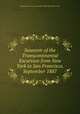 Souvenir of the Transcontinental Excursion from New York to San Francisco, September 1887, Veteran Firemen`s Association of the City of New York 