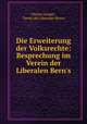 Die Erweiterung der Volksrechte: Besprechung im Verein der Liberalen Bern