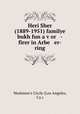 Heri Sher (1889-1951) familye bukh fun a v?or -firer in Arbe er-ring, Workmen`s Circle (Los Angeles, Ca.) 