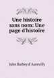 Une histoire sans nom: Une page d