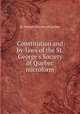 Constitution and by-laws of the St. George